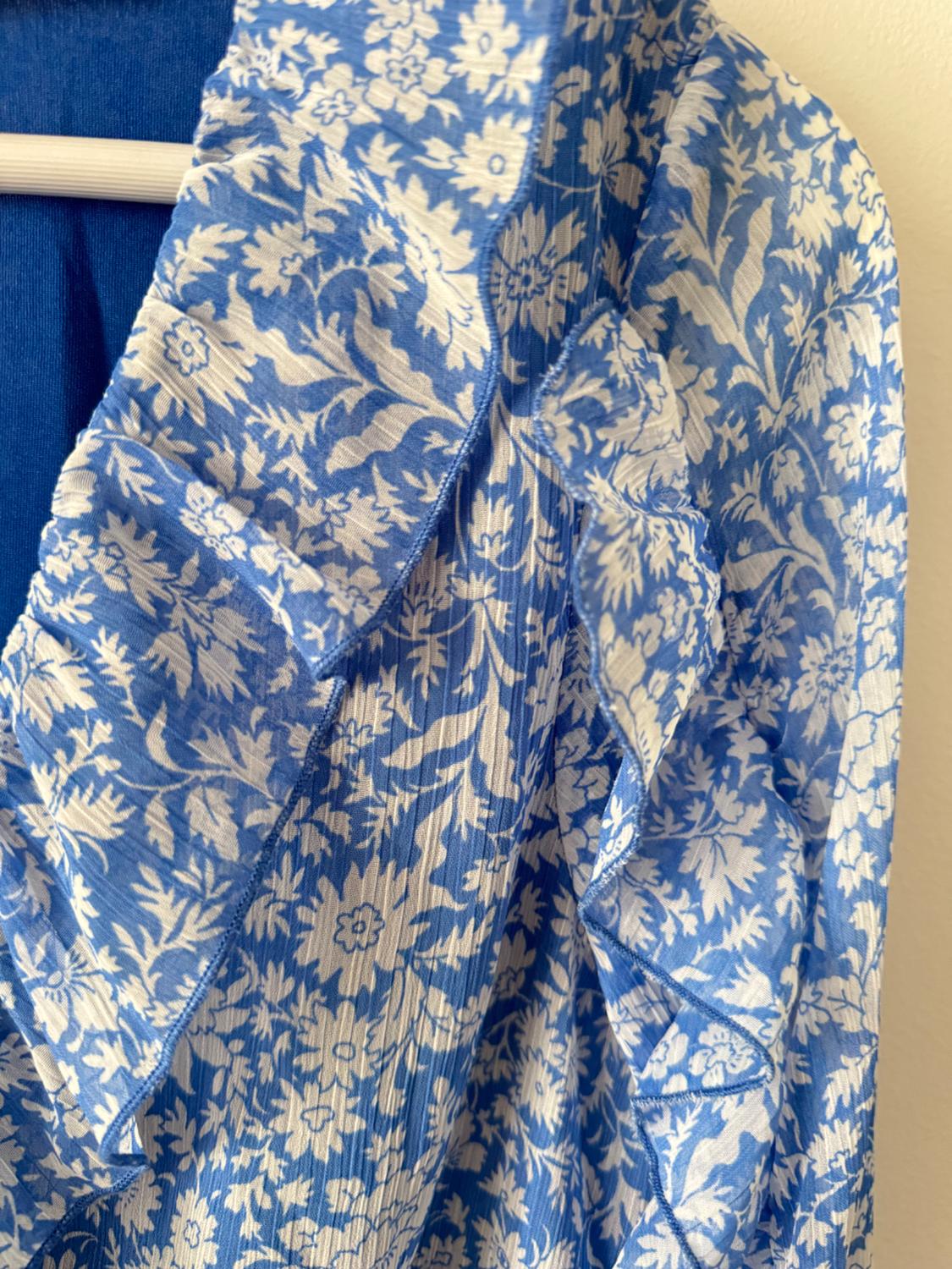 RUFFLED FLORAL PRINT JUMPSUIT - Image 3