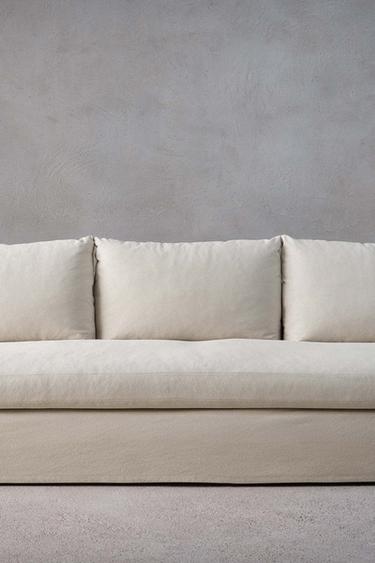 SOFA 01 LINEN COVER — Light beige 1