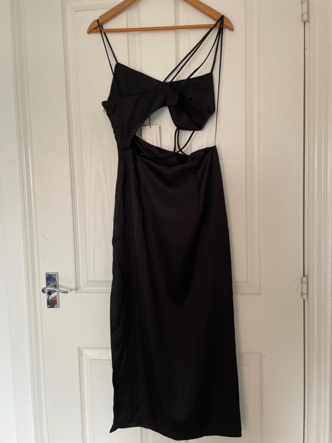 ASYMMETRIC MIDI DRESS - Image 3