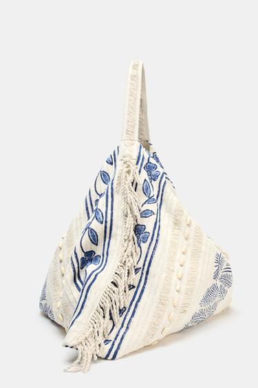 PRINTED SHOPPER BAG - Multicoloured by Zara - Image 4