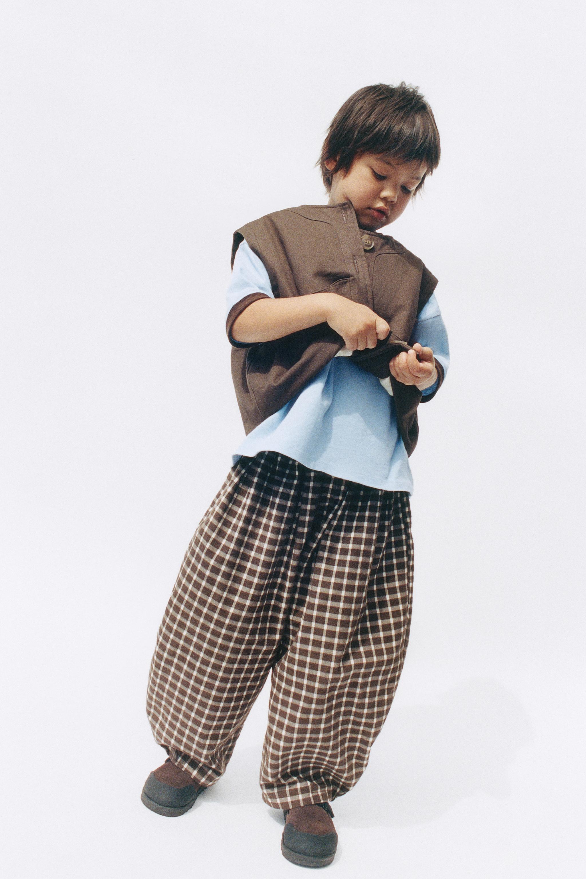 PANTALON BAGGY IMPRIMÉ CARREAUX