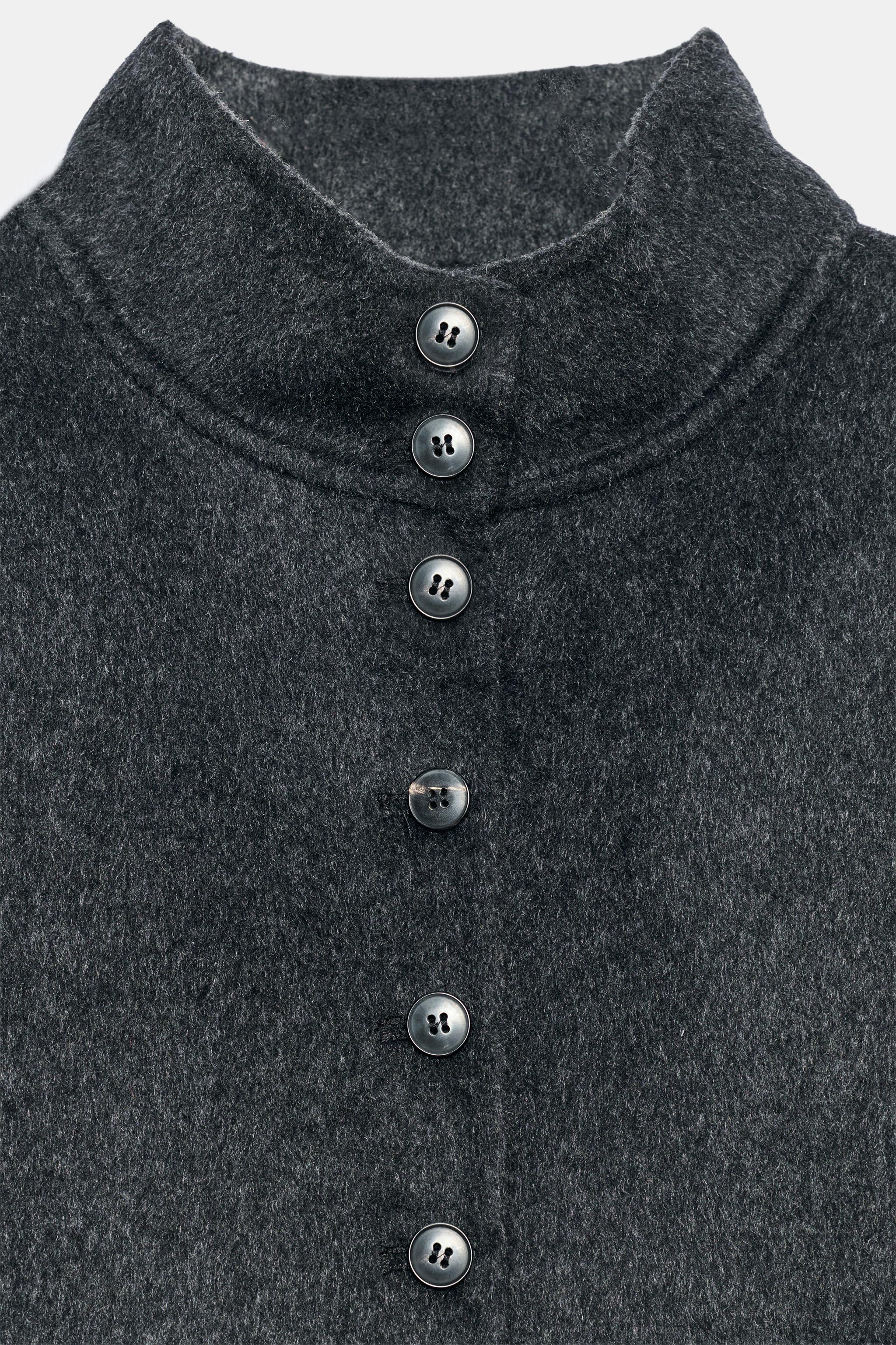 MANTEAU LONG AVEC LAINE ZW COLLECTION