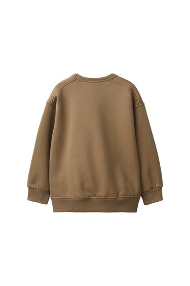BASIC SWEATSHIRT — taupe brown 2