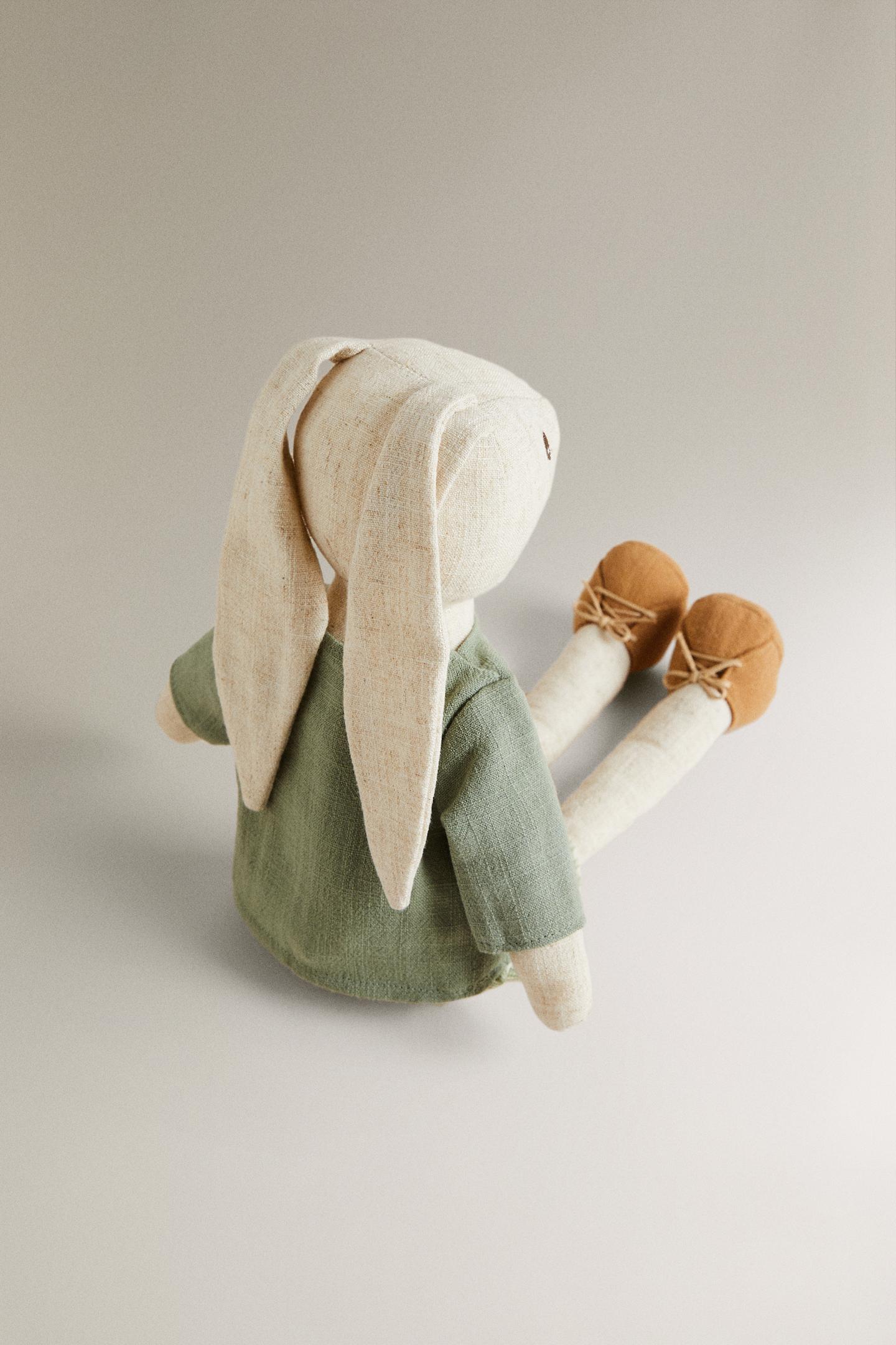 Детская мягкая игрушка Zara KIDS’ Bunny Plush Toy, цвет: Разноцветный — фото 5