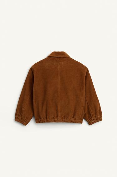 CORDUROY BOMBER JACKET LIMITED EDITION - Brown by Zara - Image 3