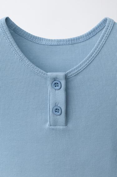 TOP UNI PUKAS SURF - Bleu délavé de Zara - Image 2