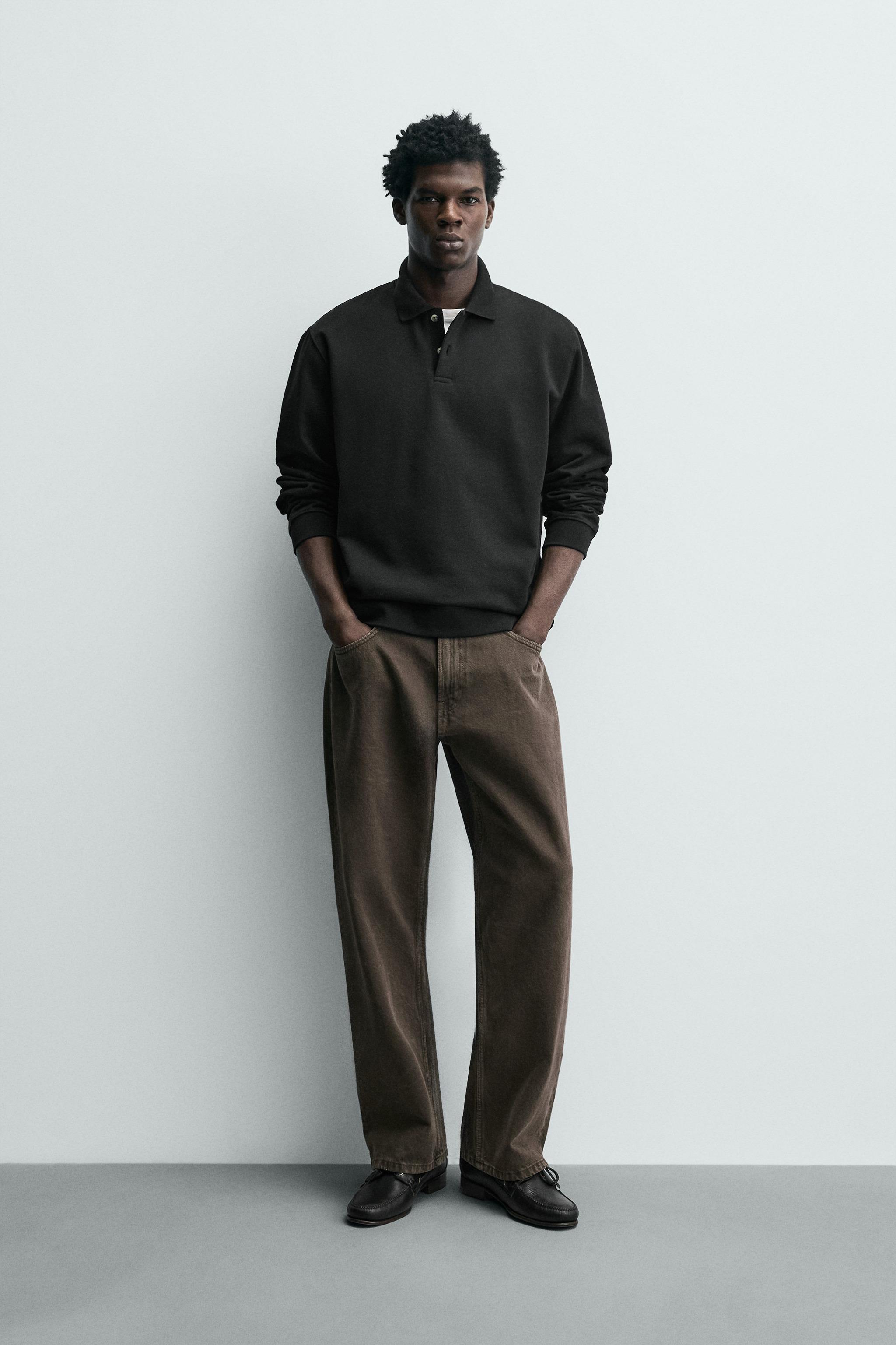 REGULAR FIT TEXTURED POLO SHIRT