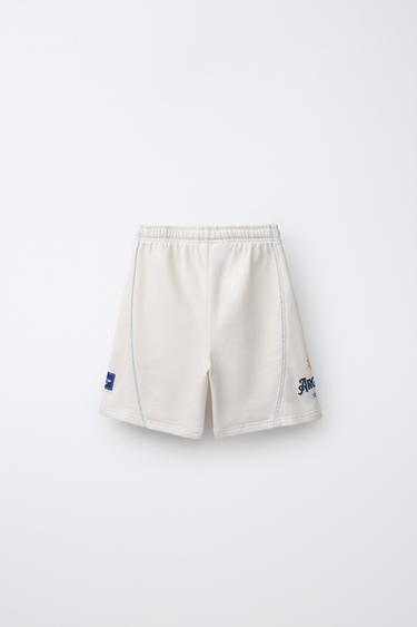 ARGENTINA FIFA WORLD CUP™ 2026 PRINT BERMUDA SHORTS - Ecru by Zara - Image 1