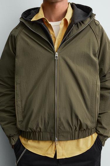 LIGHTWEIGHT WATER-REPELLENT TECHNICAL JACKET - Khaki by Zara - Image 7