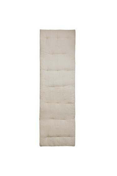 TOPPER ALGODÓN FRUNCIDO - Beige claro de Zara