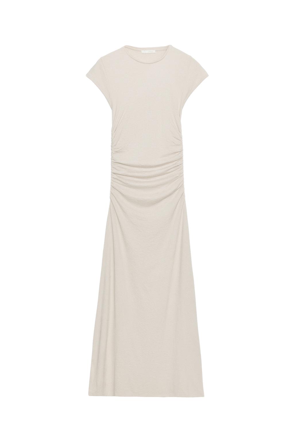 DRAPED MIDI DRESS - image 3