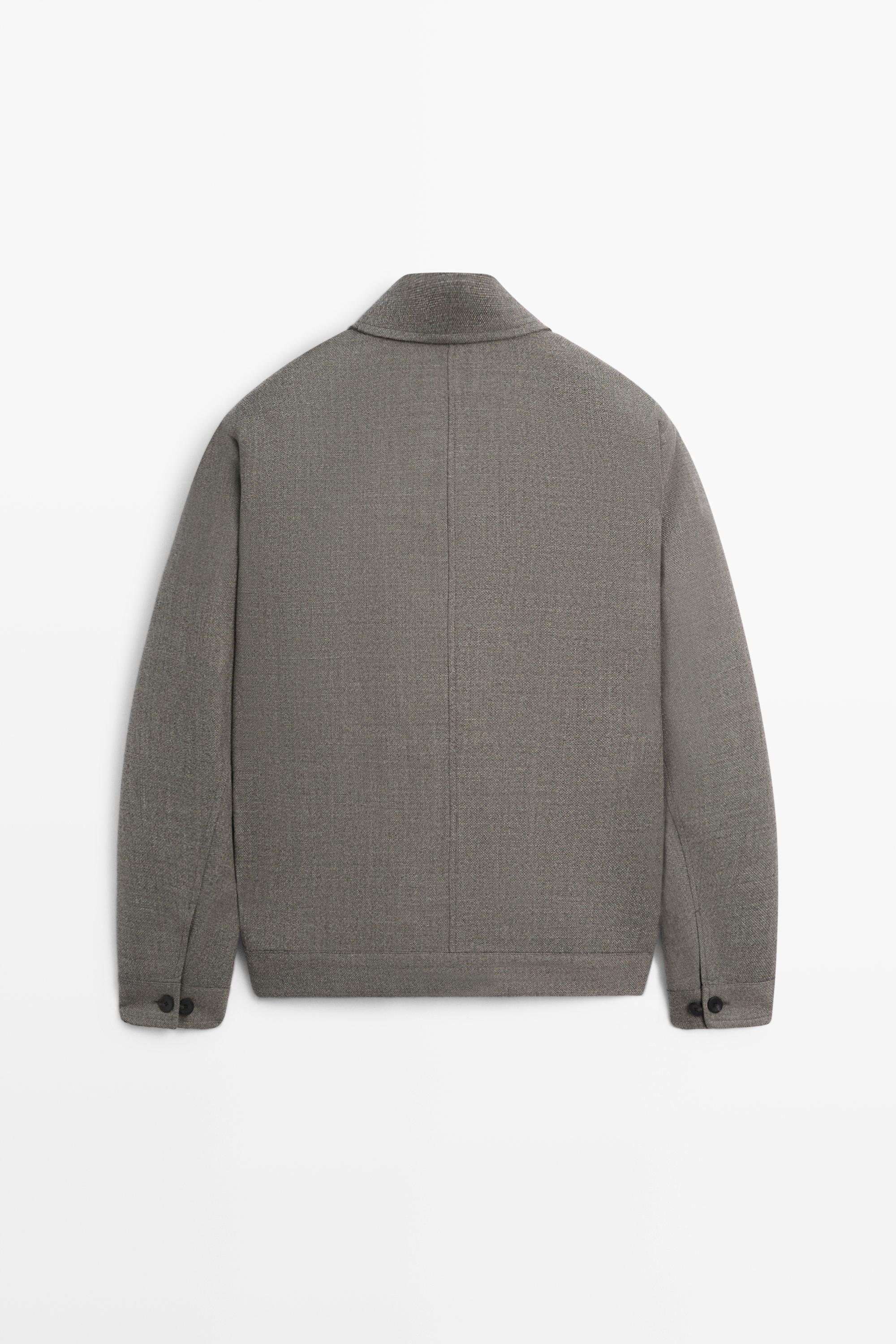100% wool structured jacket
