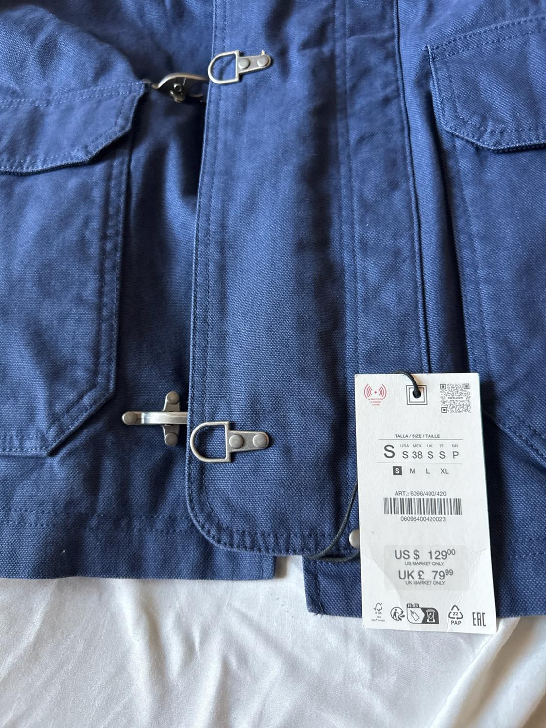 CONTRAST COLLAR FIREMAN CLASP JACKET - Image 3