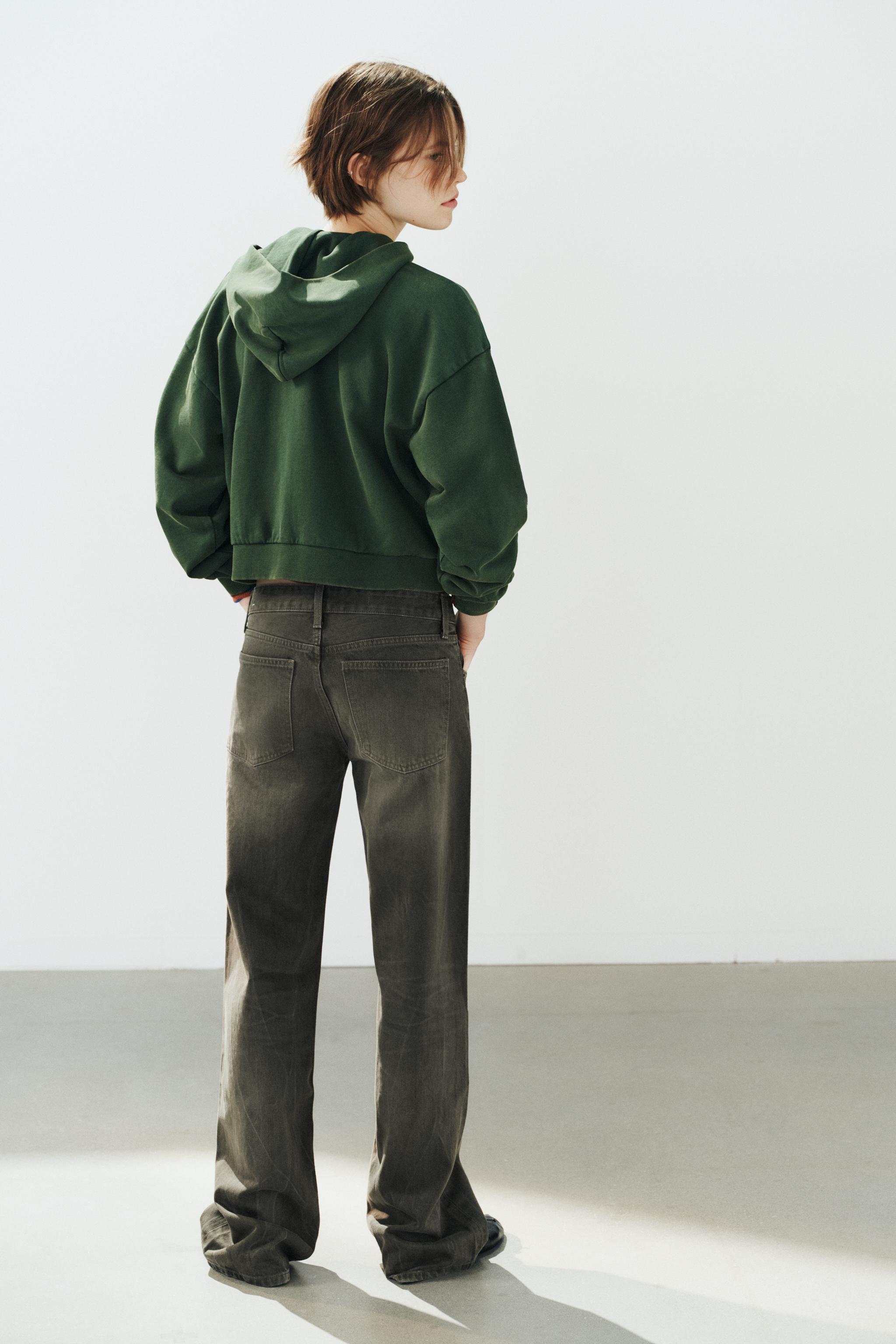 TRF LOW RISE WIDE LEG JEANS