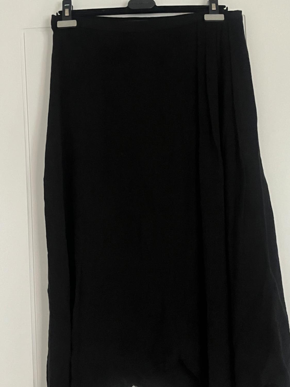 ZW COLLECTION ASYMMETRIC MIDI SKIRT - Image 2