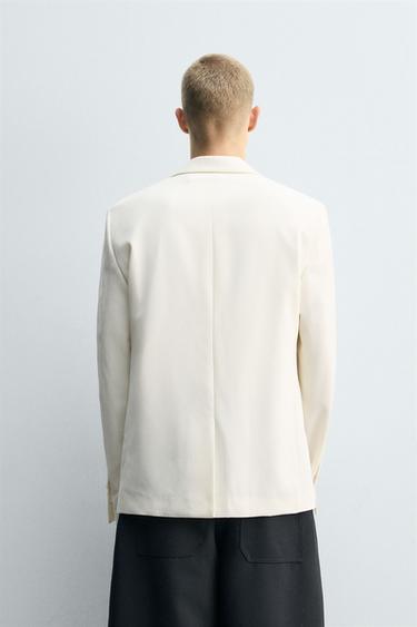 VESTE DE SMOKING - Écru de Zara - Image 2
