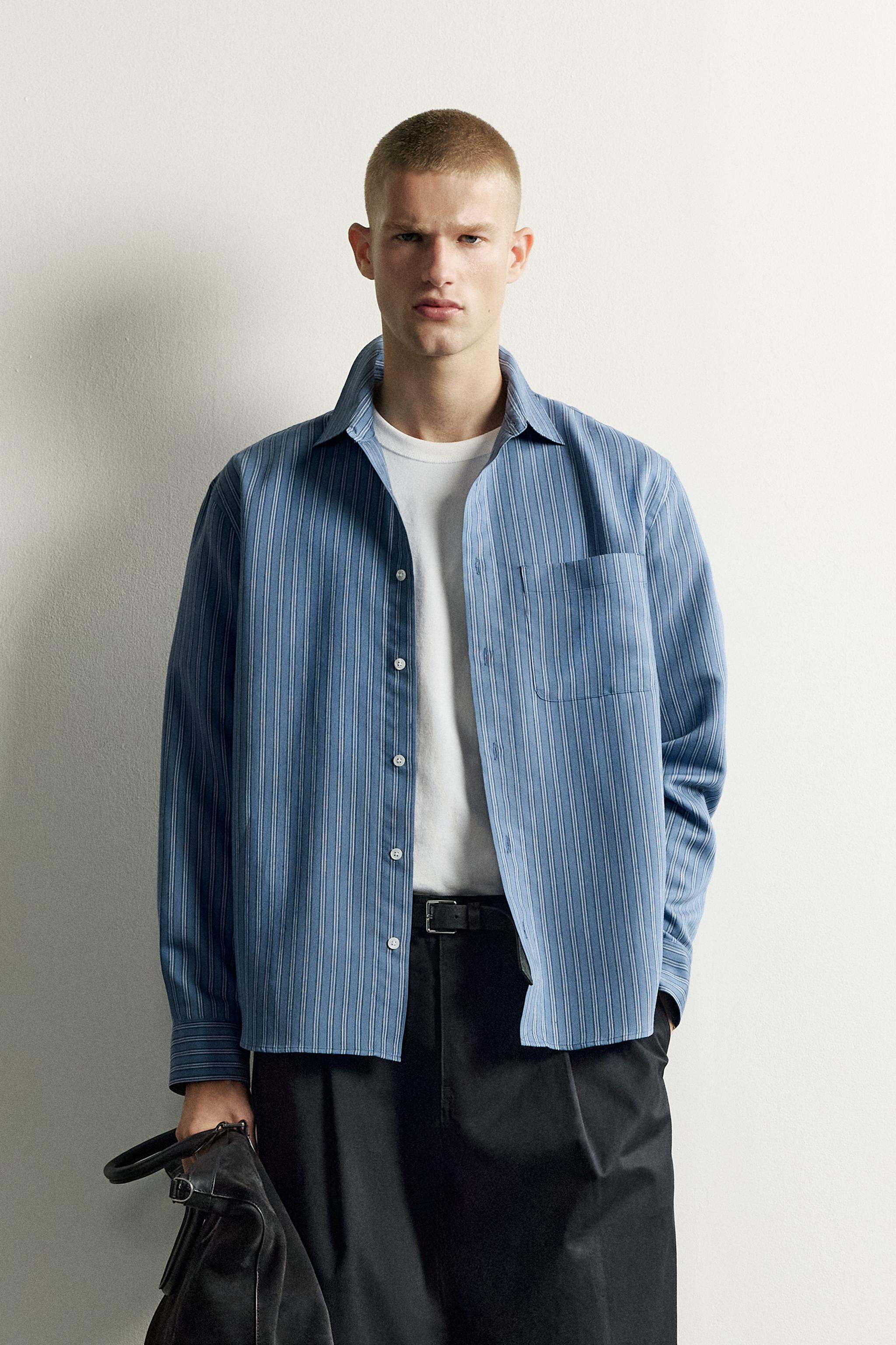 chemise fluide rayures