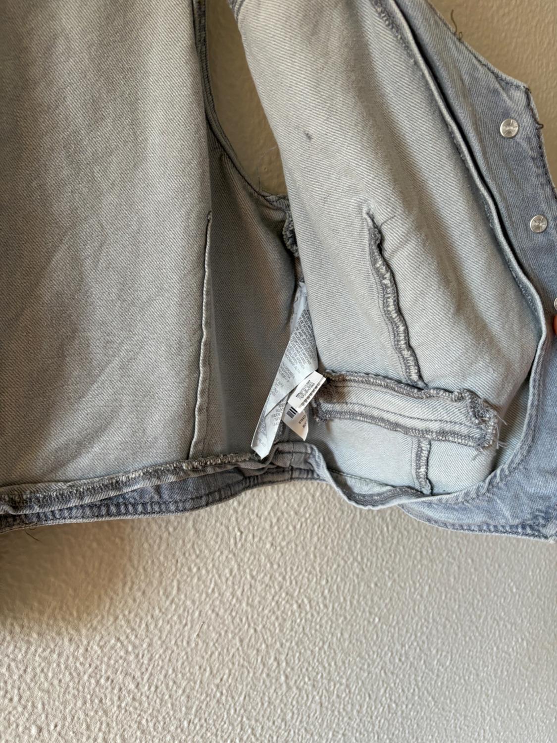 Z1975 DENIM CROPPED WAISTCOAT - Image 8