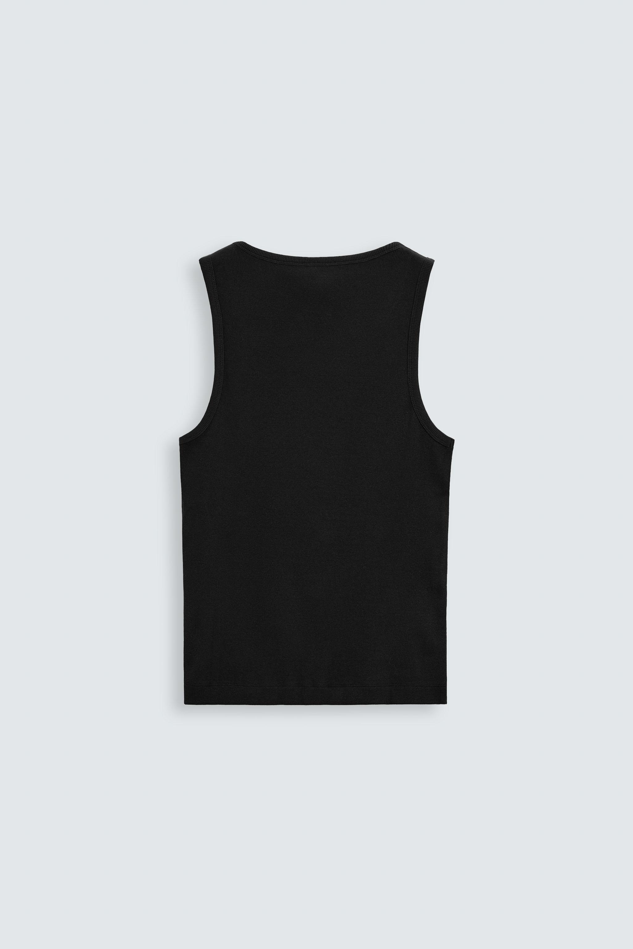 BASIC RIBBED TANK TOP
