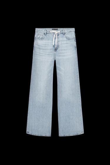 RELAXED-FIT-JEANS MIT MITTELHOHEM BUND ZW COLLECTION - Hellblau von Zara - Bild 0