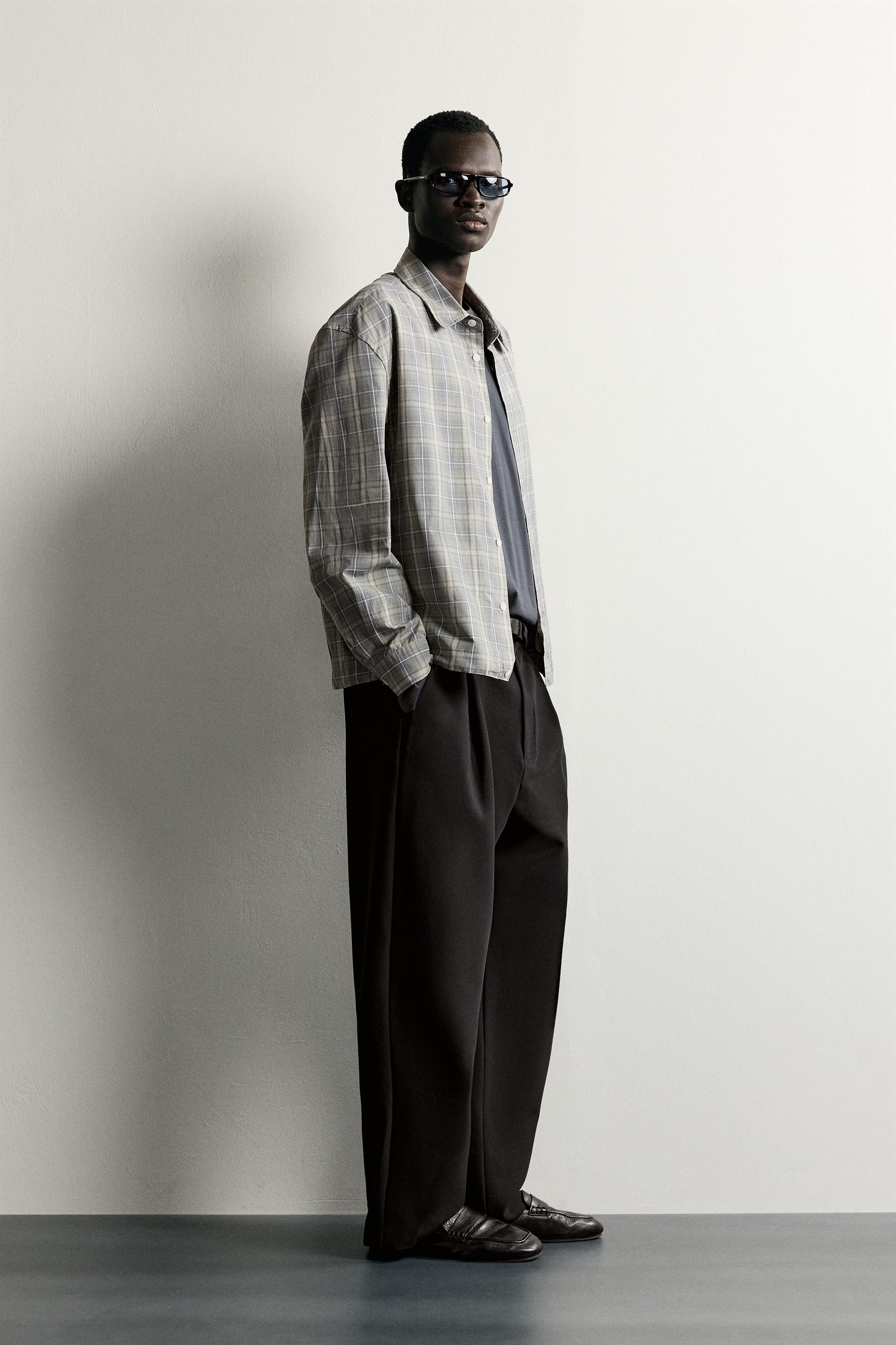 CHEMISE À CARREAUX COUPE DÉCONTRACTÉE