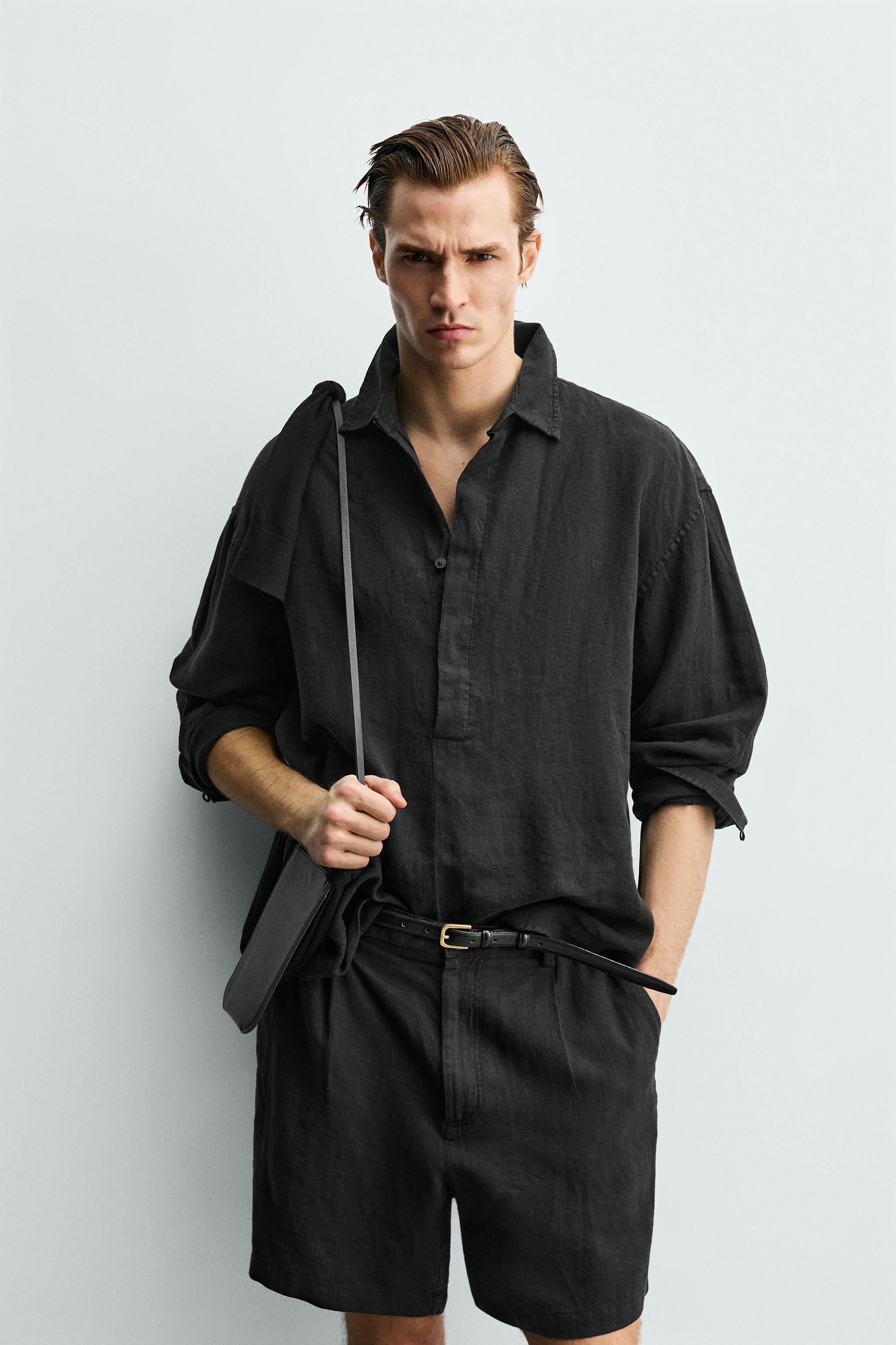 100% LINEN POLO SHIRT