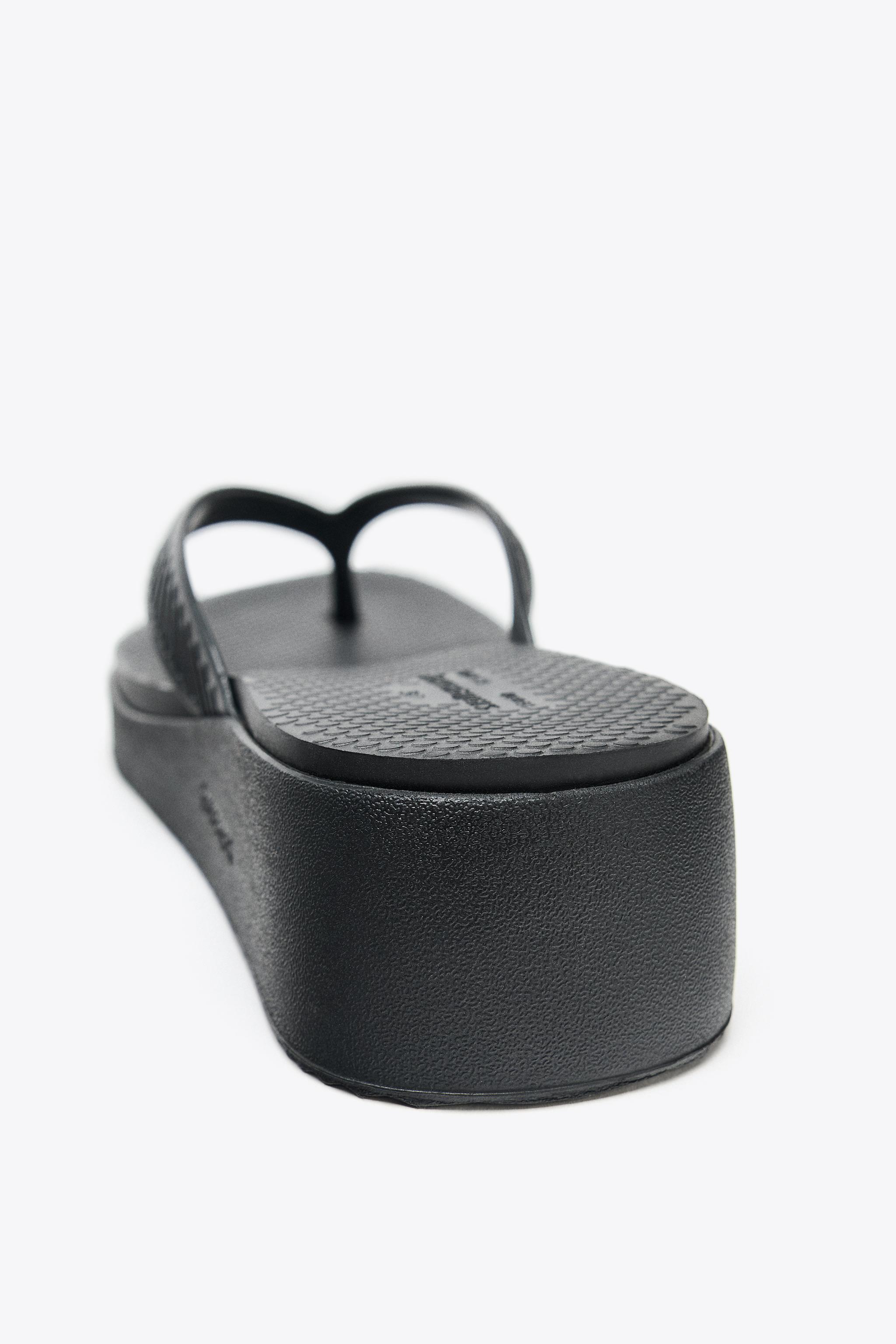 HAVAIANAS ® x ZARA PLATFORM SANDALS - Black | ZARA Spain