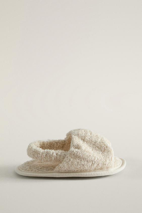PANTOLETTE FROTTEE KINDER BAD - Beige von Zara - Bild 0