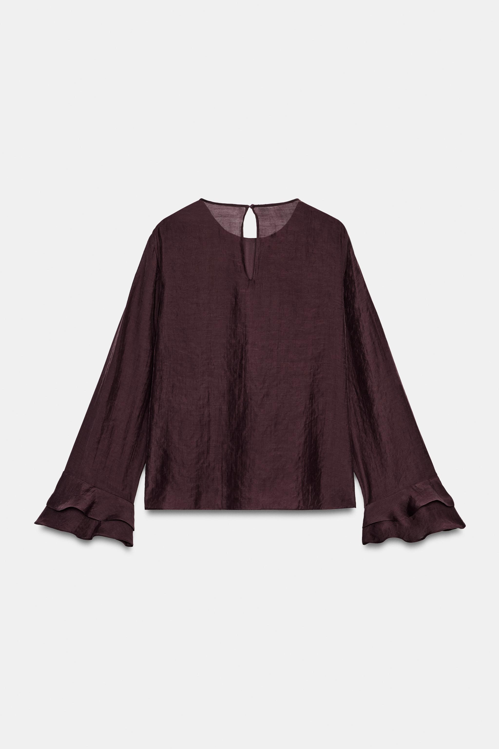 CHEMISE À VOLANTS