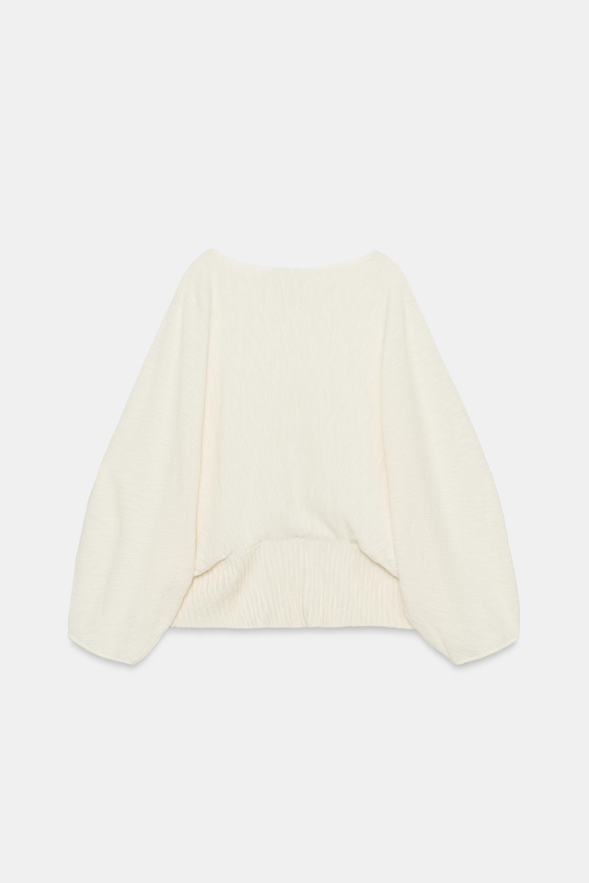 VOLUME SLEEVE KNIT JUMPER