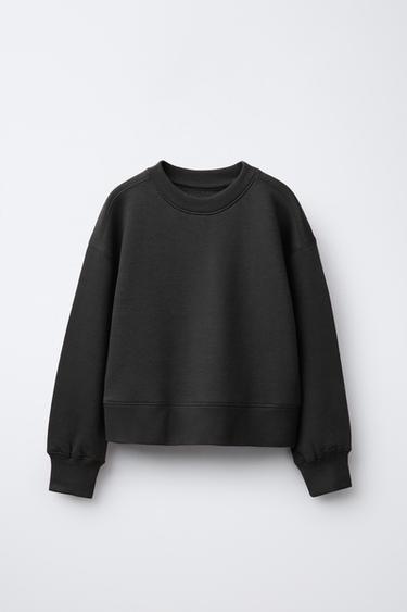 BASIC JOGGING-SWEATSHIRT - Schwarz von Zara - Bild 0