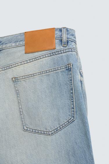 STRAIGHT FIT JEANS - Light blue by Zara - Image 9