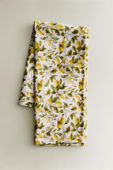 Zara PACK OF LEMON NAPKINS (PACK OF 2) - 綠色