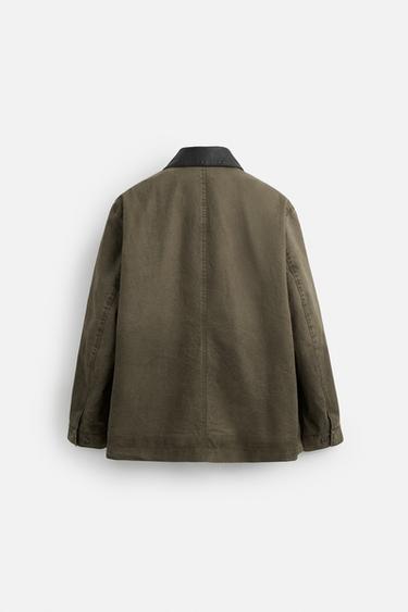 COMBINED WASHED JACKET - Earth by Zara - Image 7