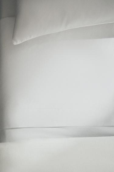 DRAP DE DESSUS PERCALE DE COTON (500 FILS) - Blanc de Zara - Image 4