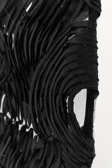 LIMITED EDITION STRUCTURED MIDI SKIRT - Black by Zara - Image 2