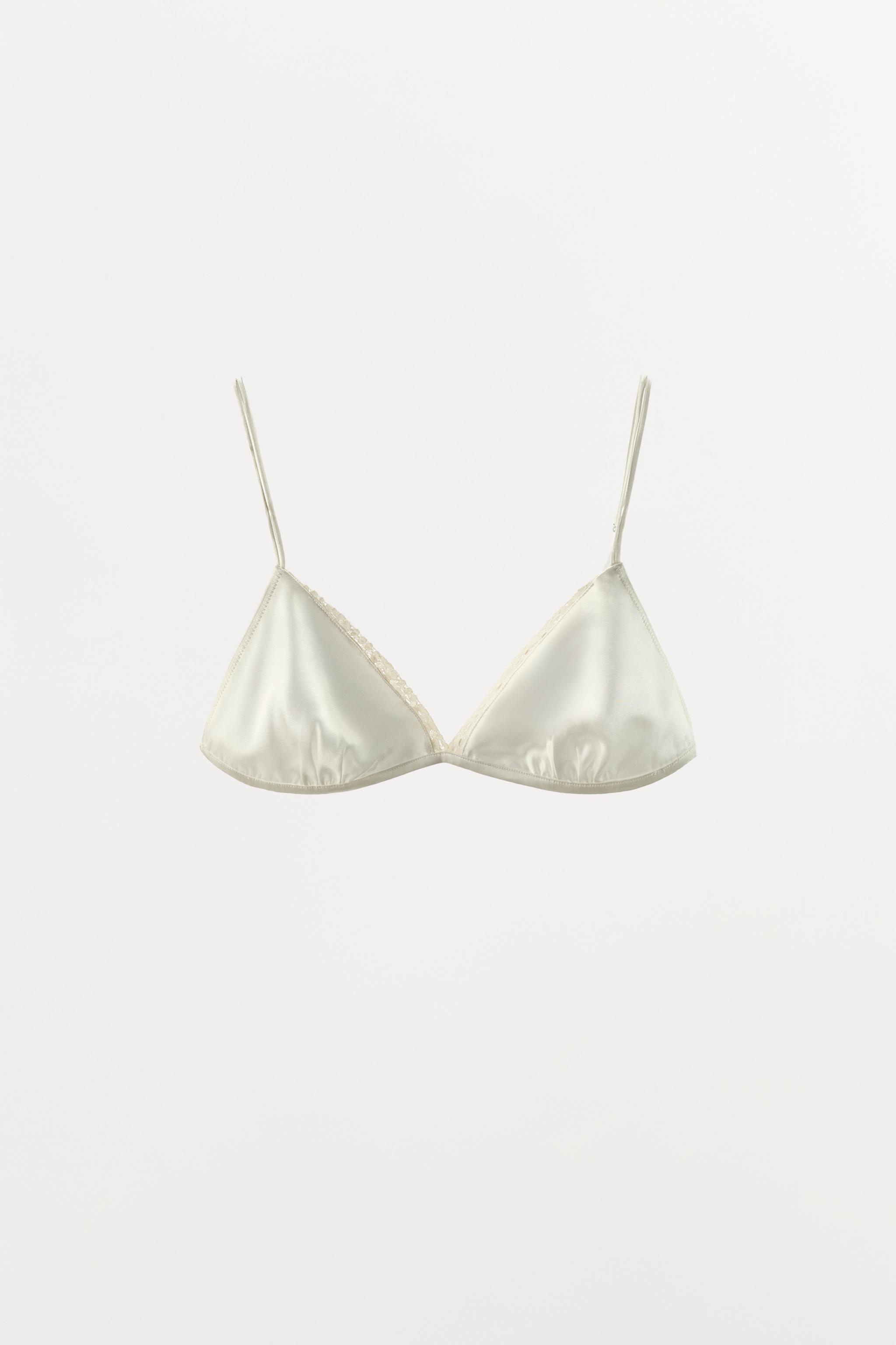 SILK LACE TRIANGLE BRA