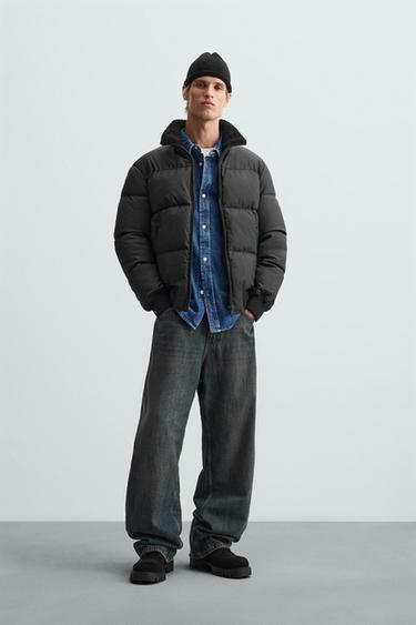 RUBBERISED PADDED JACKET - Black by Zara - Image 0