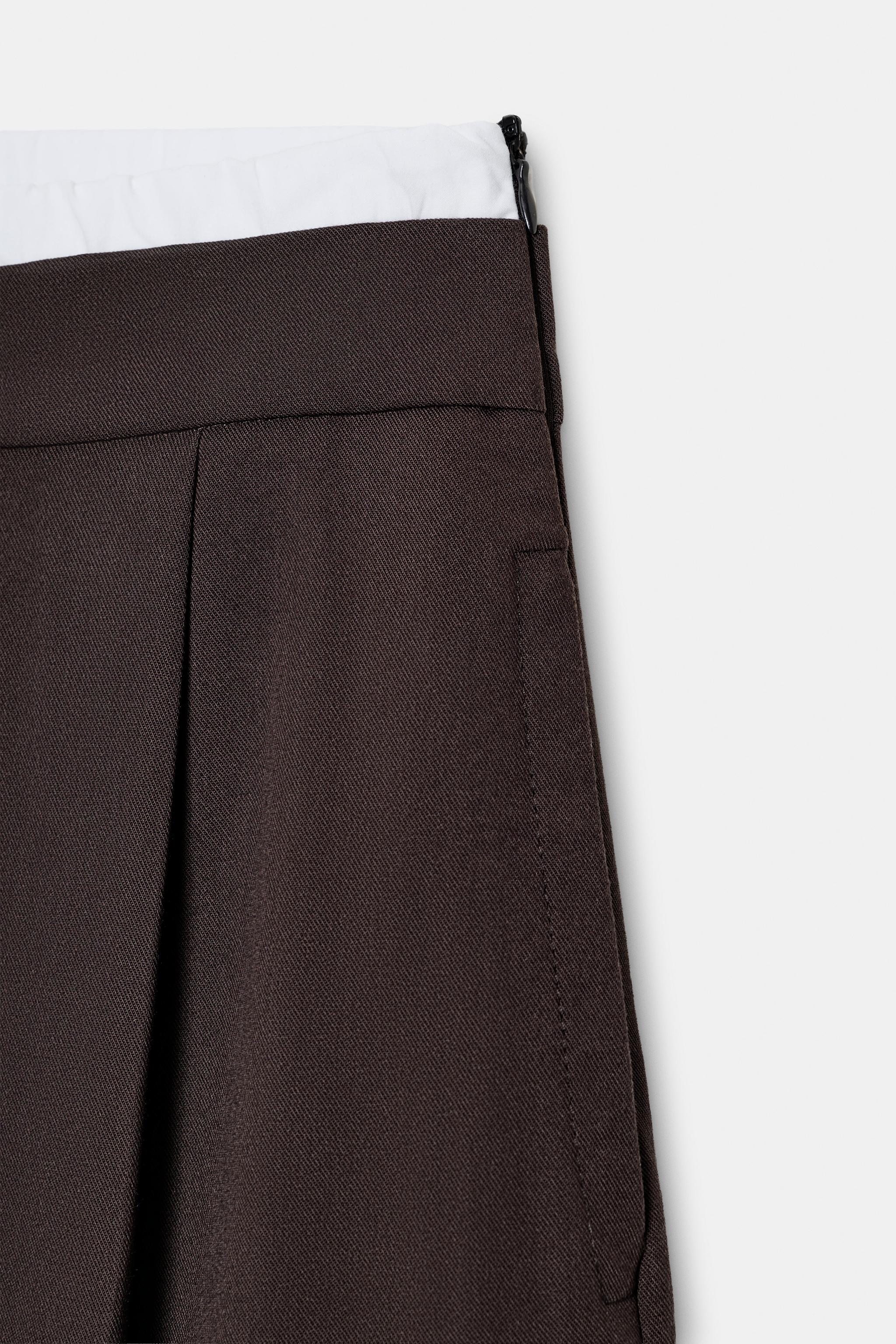 ÇİFT BEL DETAYLI BARREL PANTOLON - Görsel 9