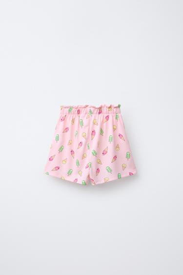 2-6 YEARS/ ICE CREAM T-SHIRT AND BERMUDA PYJAMAS - Pink by Zara - Image 4