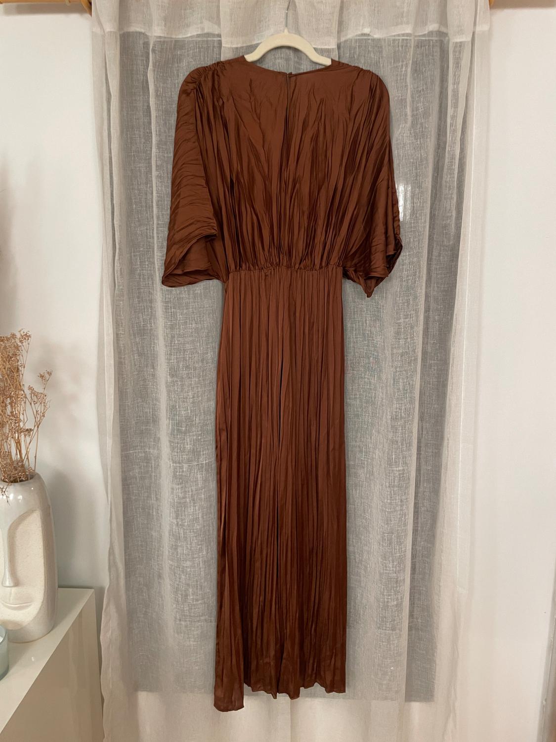 WRINKLED SATIN EFFECT JUMPSUIT - Image 2