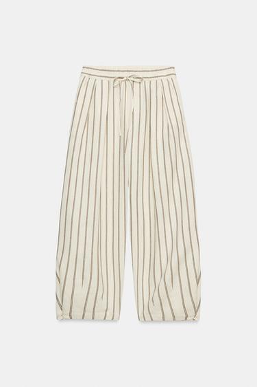 PANTALÓN PIJAMERO RAYAS ZW COLLECTION - Rayas de Zara