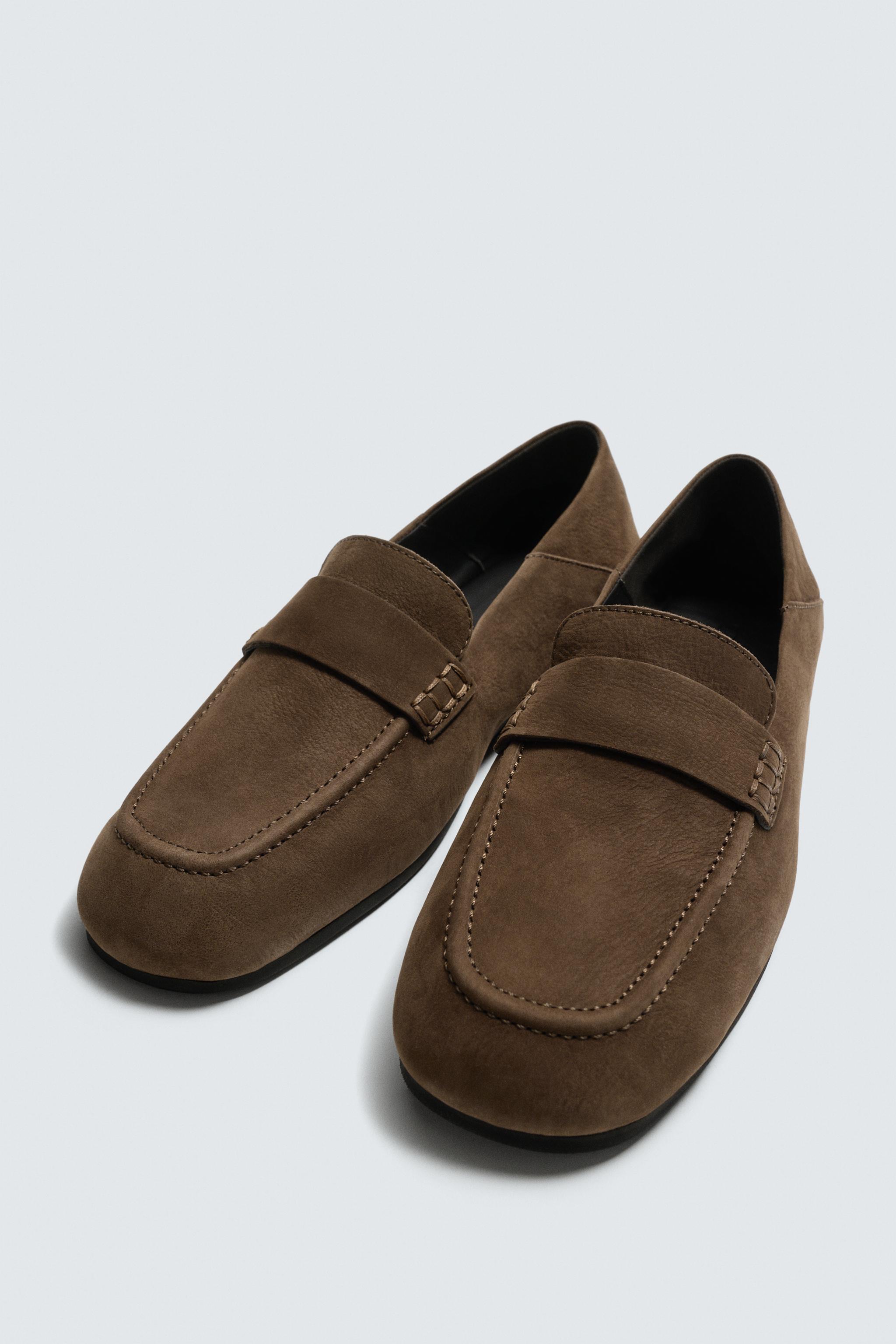 LEATHER PENNY LOAFERS