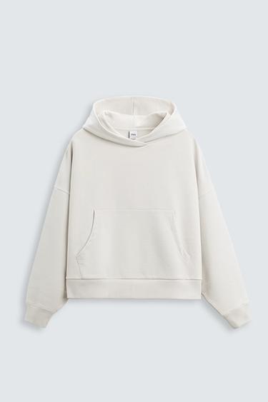 MOLETOM BOXY FIT - Gelo da Zara