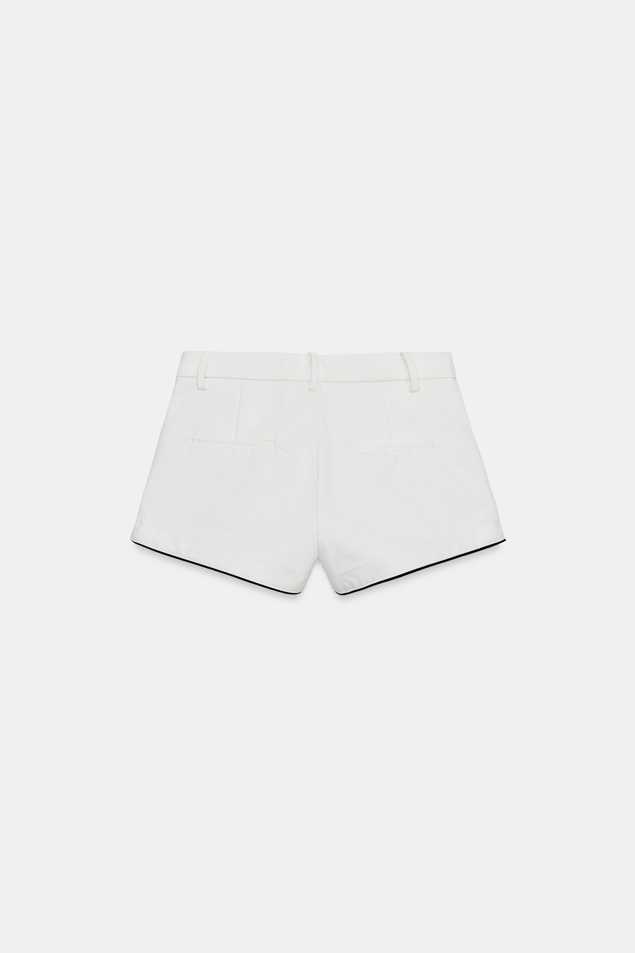 SHORT EN JEAN À PINCES ZW COLLECTION