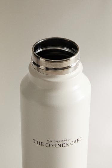 BOUTEILLE "THE CORNER CAFÉ" INOXYDABLE - Marron de Zara - Image 1