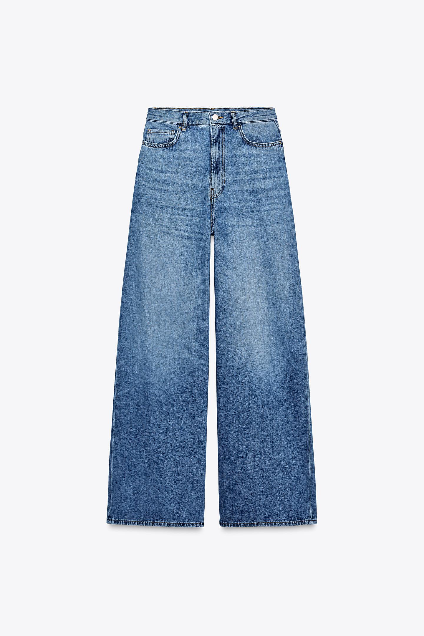 ZW COLLECTION HIGH-WAISTED PALAZZO JEANS