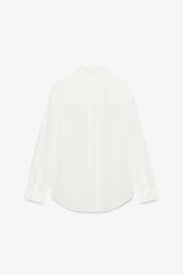 CHEMISE BRODERIES ZW COLLECTION - Blanc de Zara - Image 4
