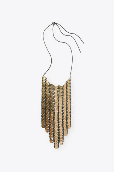 COLLAR CASCADA PIEZAS METÁLICAS - Oro / Plata de Zara