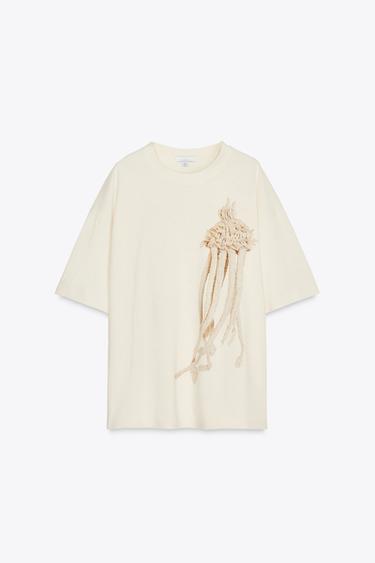 CAMISETA MEDUSA X FANGLU LIN - Beixe de Zara